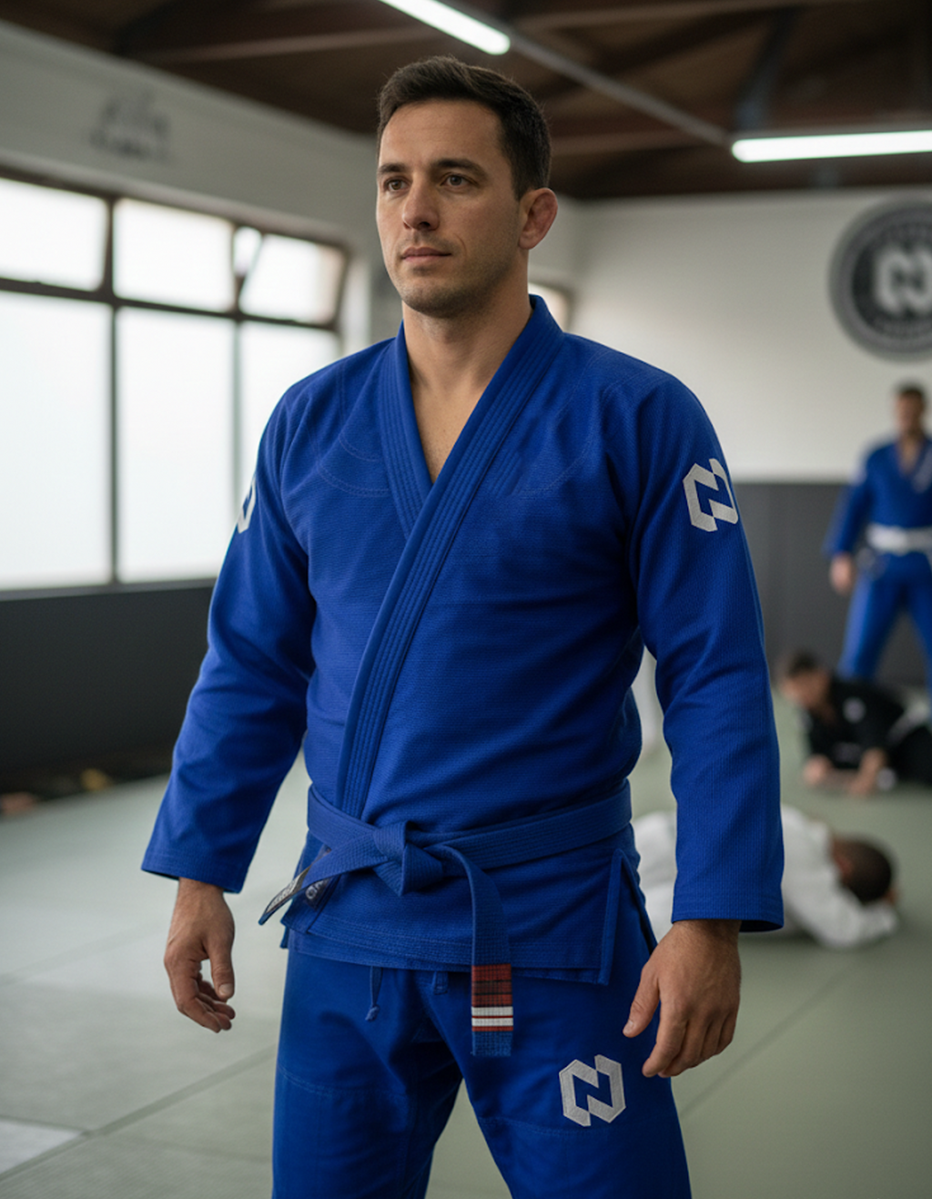 Brazilian Jiu Jitsu Gi  350 gsm with 10 oz Rip Stop Pant-Blue
