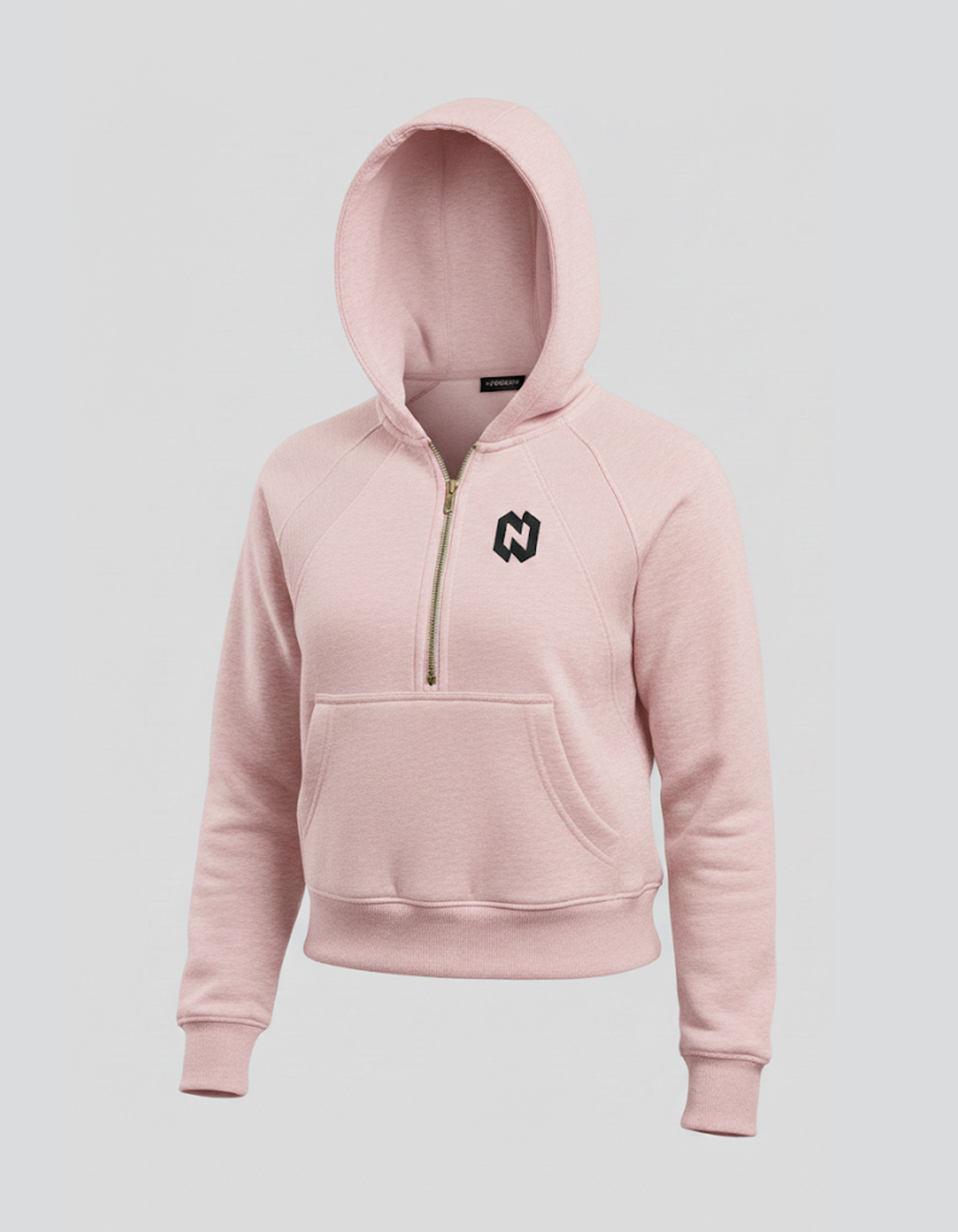 Ladies Top Hoodie Light Pink Color