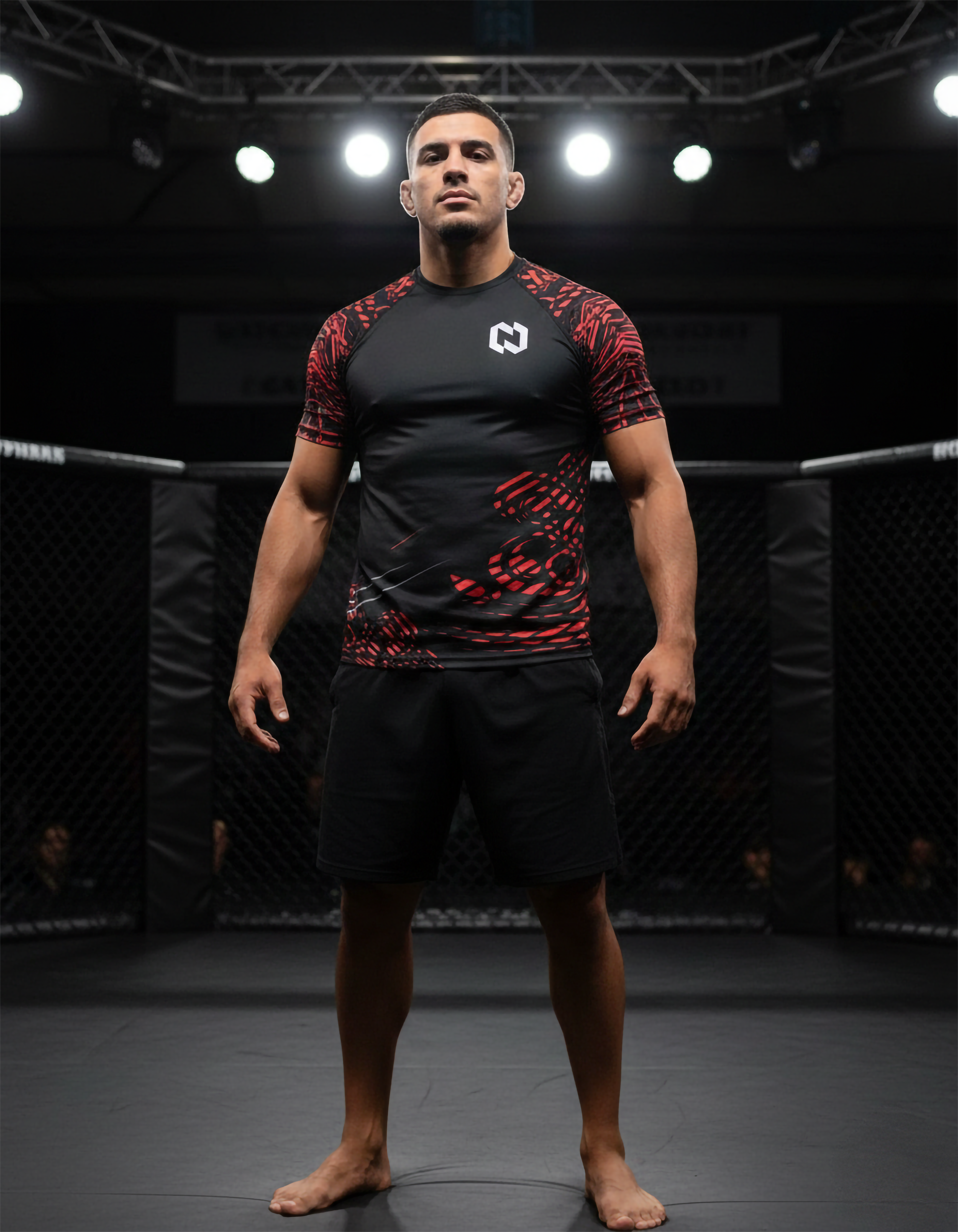 MMA Rash Guards Short Sleeve 220-250 gsm