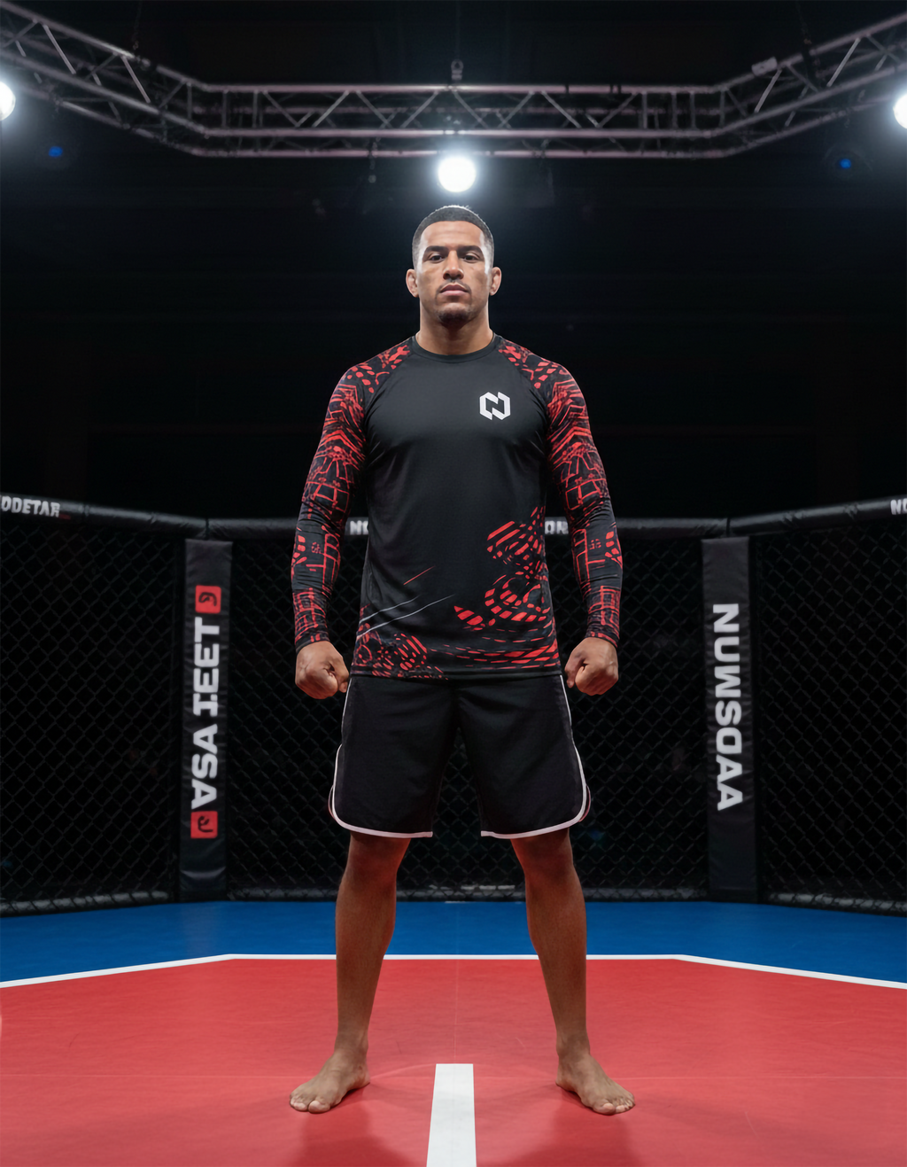 MMA Rash Guards Full Sleeve 220-250 gsm