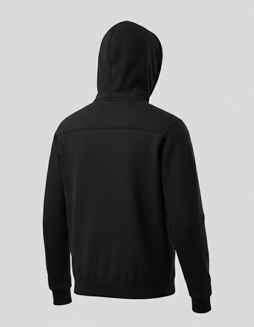 Zipper Hoodie Black 350gsm