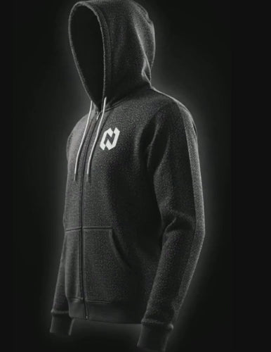 Zipper Hoodie Charcoal 350gsm