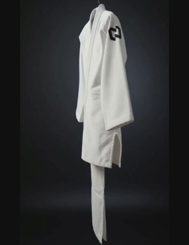 Brazilian Jiu Jitsu Gi  350 gsm with 10 oz Rip Stop Pant-White