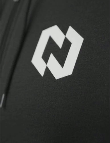 Zipper Hoodie Black 350gsm