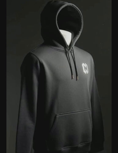 Pullover Hoodie Black 350gsm
